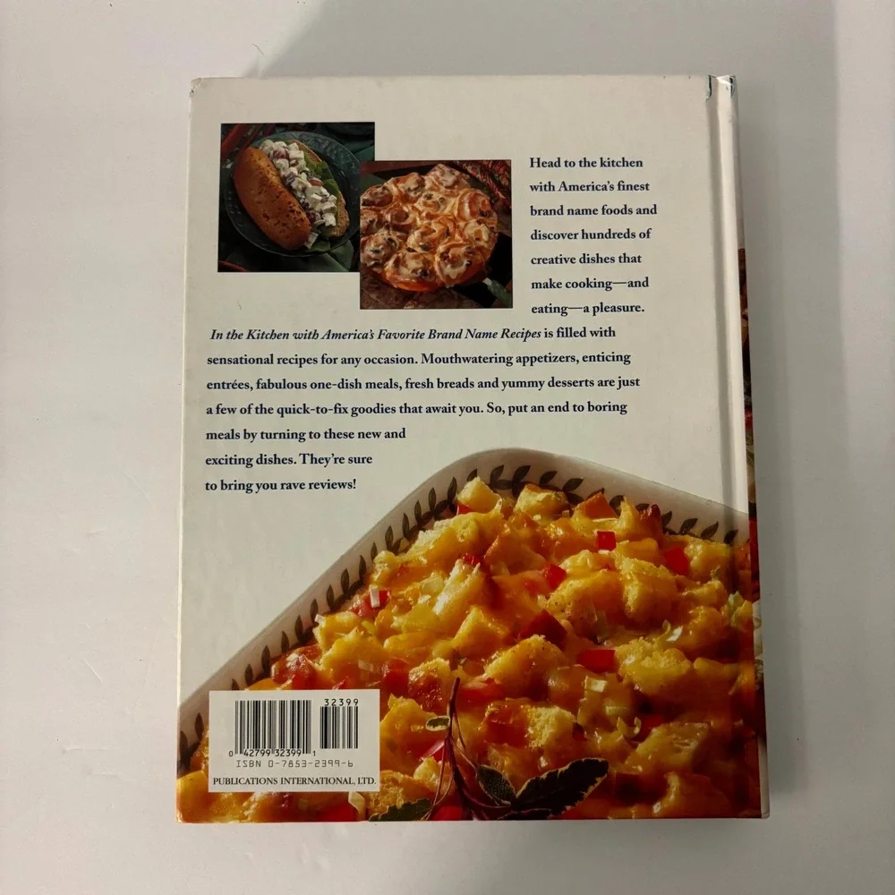 America's Favorite Brand Name Recipes Cookbook 1997 Hardcover Publications Int'l